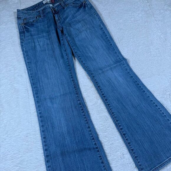Vintage Y2K Aeropostale Bootcut Flare Women’s Light Wash Jeans - Picture 5 of 8